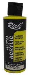 Rich Master Akrilik Boya 120 cc. 112 Sarı