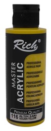 Rich Master Akrilik Boya 120 cc. 116 Altın Sarı - 1