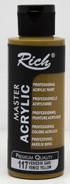 Rich Master Akrilik Boya 120 cc. 117 Venedik Sarı - 1