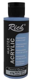 Rich Master Akrilik Boya 120 cc. 174 Açık Mavi - 1