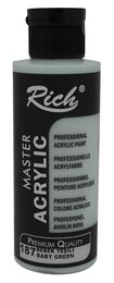 Rich Master Akrilik Boya 120 cc. 187 Bebek Yeşili - 1
