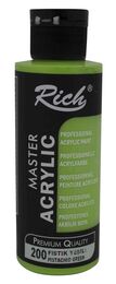 Rich Master Akrilik Boya 120 cc. 200 Fıstık Yeşili - 1