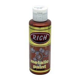 Rich Metalik Akrilik Boya 120 cc. 736 BAKIR - 1