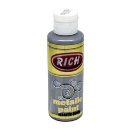 Rich Metalik Akrilik Boya 120 cc. 863 ANTİK GÜMÜŞ - 1