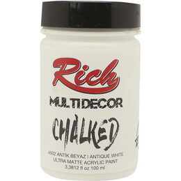 Rich Multi Decor Chalked Akrilik Boya 100 cc. 4502 ANTİK BEYAZ - 1