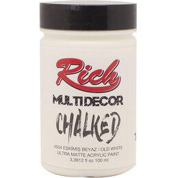 Rich Multi Decor Chalked Akrilik Boya 100 cc. 4504 ESKİMİŞ BEYAZ - 1