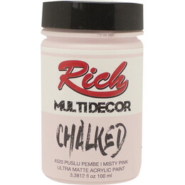 Rich Multi Decor Chalked Akrilik Boya 100 cc. 4520 PUSLU PEMBE - 1