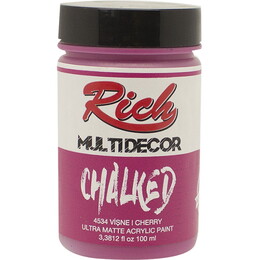 Rich Multi Decor Chalked Akrilik Boya 100 cc. 4534 VİŞNE - 1