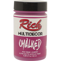 Rich Multi Decor Chalked Akrilik Boya 100 cc. 4534 VİŞNE - 1