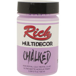 Rich Multi Decor Chalked Akrilik Boya 100 cc. 4540 ROYAL LİLA - 1