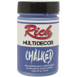 Rich Multi Decor Chalked Akrilik Boya 100 cc. 4544 ODEON MAVİ - 1
