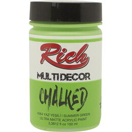 Rich Multi Decor Chalked Akrilik Boya 100 cc. 4564 YAZYEŞİLİ - 1