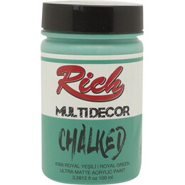 Rich Multi Decor Chalked Akrilik Boya 100 cc. 4566 ROYAL YEŞİL - 1