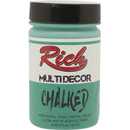 Rich Multi Decor Chalked Akrilik Boya 100 cc. 4566 ROYAL YEŞİL - 1