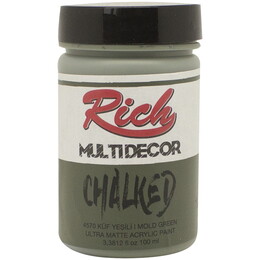 Rich Multi Decor Chalked Akrilik Boya 100 cc. 4570 KÜF YEŞİLİ - 1