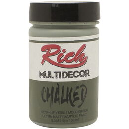 Rich Multi Decor Chalked Akrilik Boya 100 cc. 4570 KÜF YEŞİLİ - 1