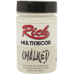 Rich Multi Decor Chalked Akrilik Boya 100 cc. 4574 PARİS GRİ - 1
