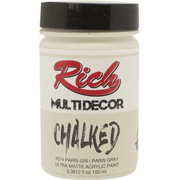 Rich Multi Decor Chalked Akrilik Boya 100 cc. 4574 PARİS GRİ - 1