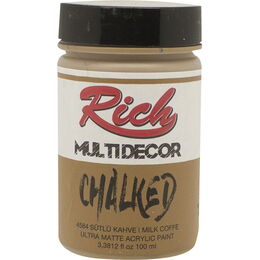 Rich Multi Decor Chalked Akrilik Boya 100 cc. 4584 SÜTLÜ KAHVE - 1