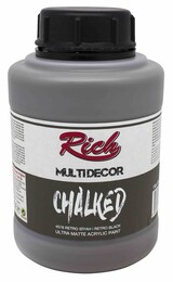 Rich Multi Decor Chalked Akrilik Boya 1750 gr. 4578 RETRO SİYAH - 1
