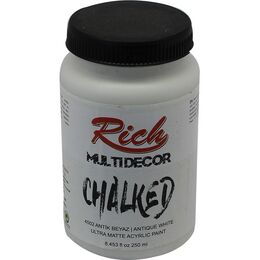 Rich Multi Decor Chalked Akrilik Boya 250 cc. 4502 ANTİK BEYAZ - 1