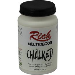 Rich Multi Decor Chalked Akrilik Boya 250 cc. 4504 ESKİMİŞ BEYAZ - 1