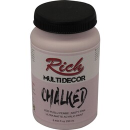 Rich Multi Decor Chalked Akrilik Boya 250 cc. 4520 PUSLU PEMBE - 1