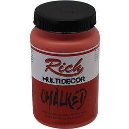 Rich Multi Decor Chalked Akrilik Boya 250 cc. 4530 PASTEL KIRMIZI - 1