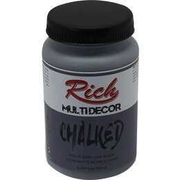 Rich Multi Decor Chalked Akrilik Boya 250 cc. 4576 İS SİYAHI - 1