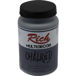Rich Multi Decor Chalked Akrilik Boya 250 cc. 4576 İS SİYAHI - 1