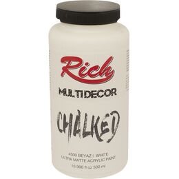 Rich Multi Decor Chalked Akrilik Boya 500 cc. 4500 BEYAZ - 1