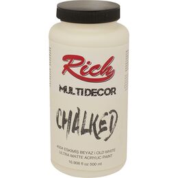 Rich Multi Decor Chalked Akrilik Boya 500 cc. 4504 ESKİMİŞ BEYAZ