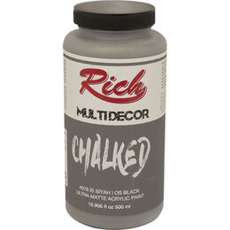 Rich Multi Decor Chalked Akrilik Boya 500 cc. 4576 İS SİYAHI