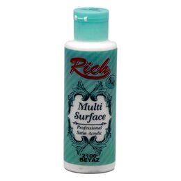 Rich Multi Surface Her Yüzey İçin Akrilik Boya 120 cc. 2100 BEYAZ - 1
