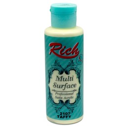 Rich Multi Surface Her Yüzey İçin Akrilik Boya 120 cc. 2107 TAFFY - 1