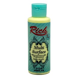 Rich Multi Surface Her Yüzey İçin Akrilik Boya 120 cc. 2124 VANİLYA - 1