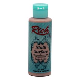 Rich Multi Surface Her Yüzey İçin Akrilik Boya 120 cc. 2148 PUDRA PEMBE - 1