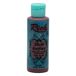Rich Multi Surface Her Yüzey İçin Akrilik Boya 120 cc. 2150 GÜZ GÜLÜ - 1