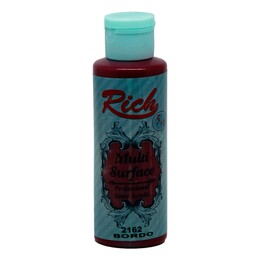 Rich Multi Surface Her Yüzey İçin Akrilik Boya 120 cc. 2162 BORDO - 1
