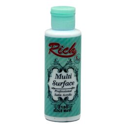 Rich Multi Surface Her Yüzey İçin Akrilik Boya 120 cc. 2180 ALICE MAVİ - 1