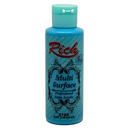 Rich Multi Surface Her Yüzey İçin Akrilik Boya 120 cc. 2186 OKYANUS - 1