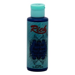 Rich Multi Surface Her Yüzey İçin Akrilik Boya 120 cc. 2194 SAFİR - 1