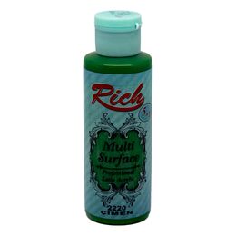 Rich Multi Surface Her Yüzey İçin Akrilik Boya 120 cc. 2220 ÇİMEN - 1
