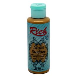 Rich Multi Surface Her Yüzey İçin Akrilik Boya 120 cc. 2228 KARAMEL - 1