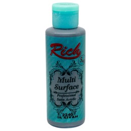 Rich Multi Surface Her Yüzey İçin Akrilik Boya 120 cc. 2240 İS SİYAH - 1
