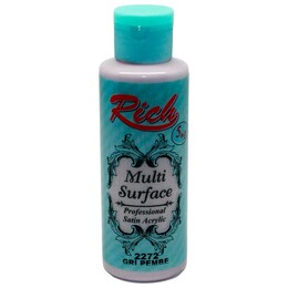 Rich Multi Surface Her Yüzey İçin Akrilik Boya 120 cc. 2272 GRİ PEMBE - 1