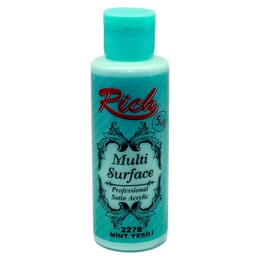 Rich Multi Surface Her Yüzey İçin Akrilik Boya 120 cc. 2278 MİNT YEŞİLİ - 1