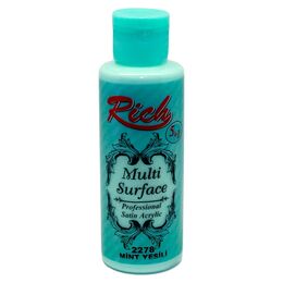 Rich Multi Surface Her Yüzey İçin Akrilik Boya 120 cc. 2278 MİNT YEŞİLİ - 1