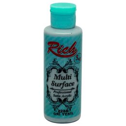Rich Multi Surface Her Yüzey İçin Akrilik Boya 120 cc. 2288 GRİ YEŞİL - 1