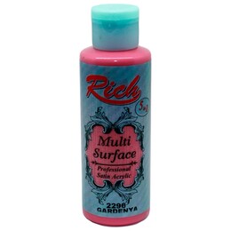 Rich Multi Surface Her Yüzey İçin Akrilik Boya 120 cc. 2296 GARDENYA - 1